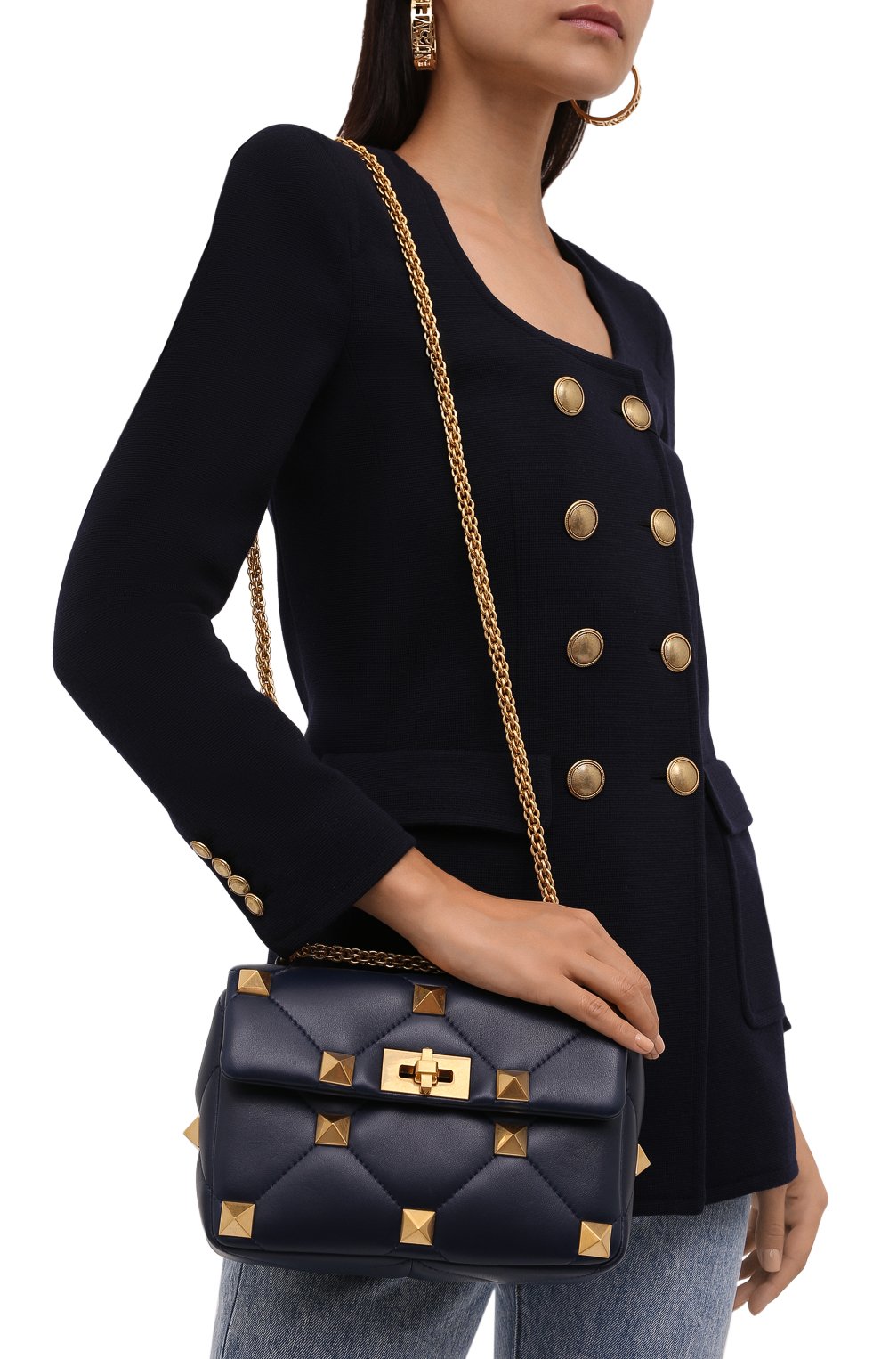 Сумка roman stud medium VALENTINO, арт. WW2B0I82/BSF, фото 5