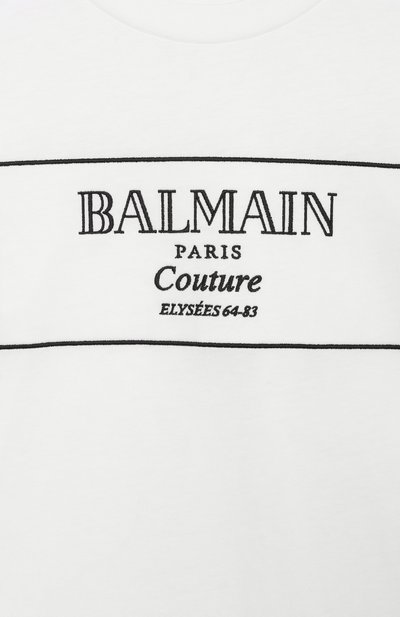 Хлопковая футболка BALMAIN, арт. BX8P51, фото 3