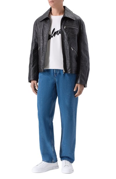 Хлопковая футболка BALMAIN, арт. GH1EG000/BC86, фото 2