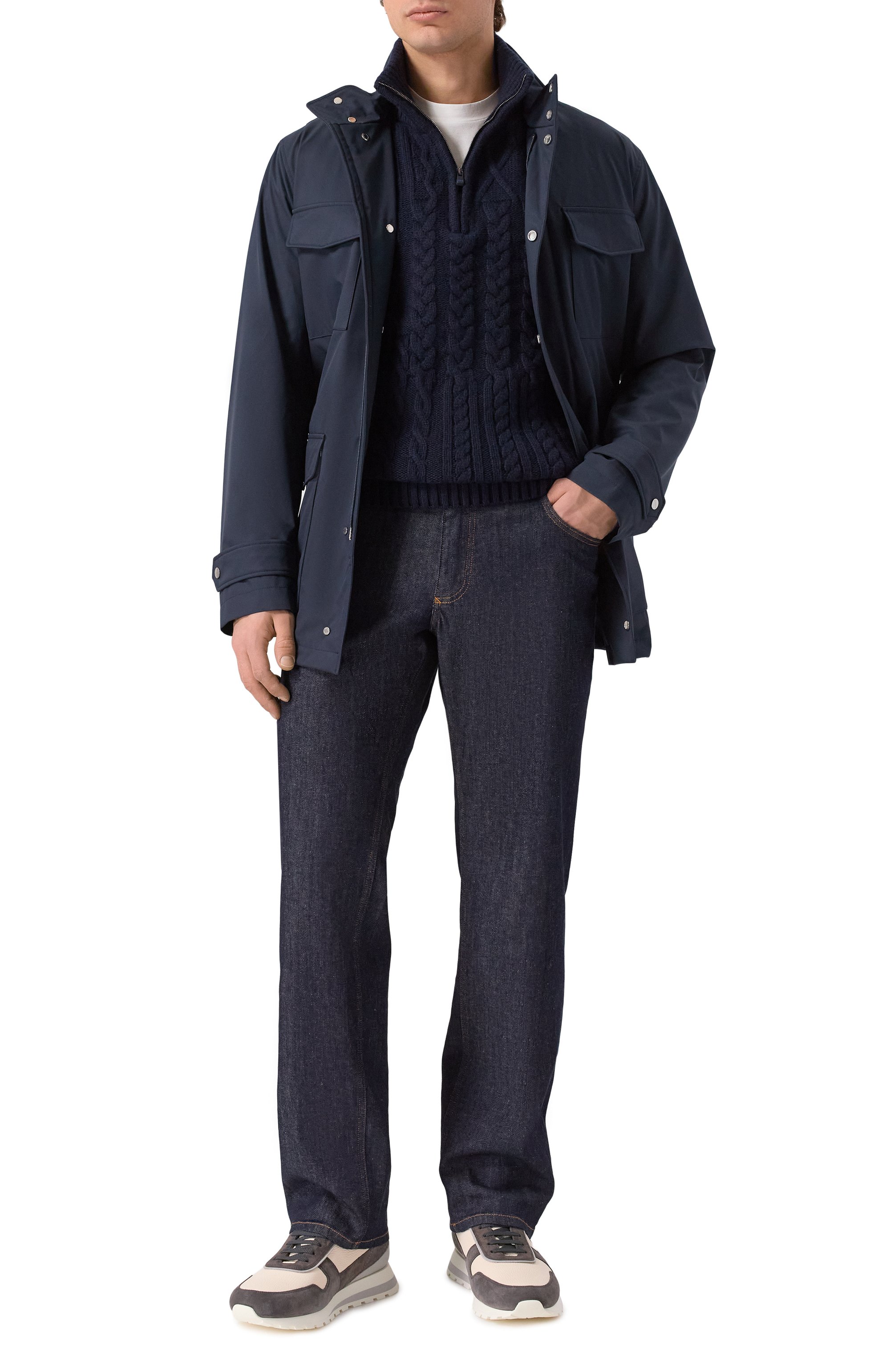 Кашемировый свитер KITON, арт. UMM071701, фото 2