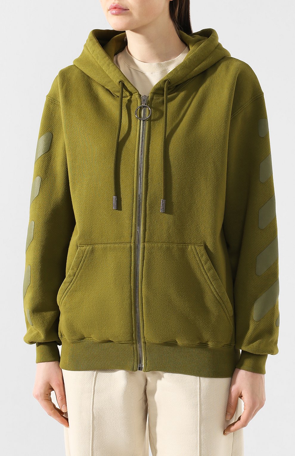 Хлопковая толстовка OFF-WHITE, арт. 0WBE005R20F301254343, фото 3