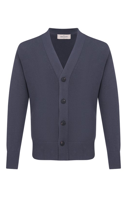 Хлопковый кардиган Gran Sasso 23188/18051 Серый 23188/18051