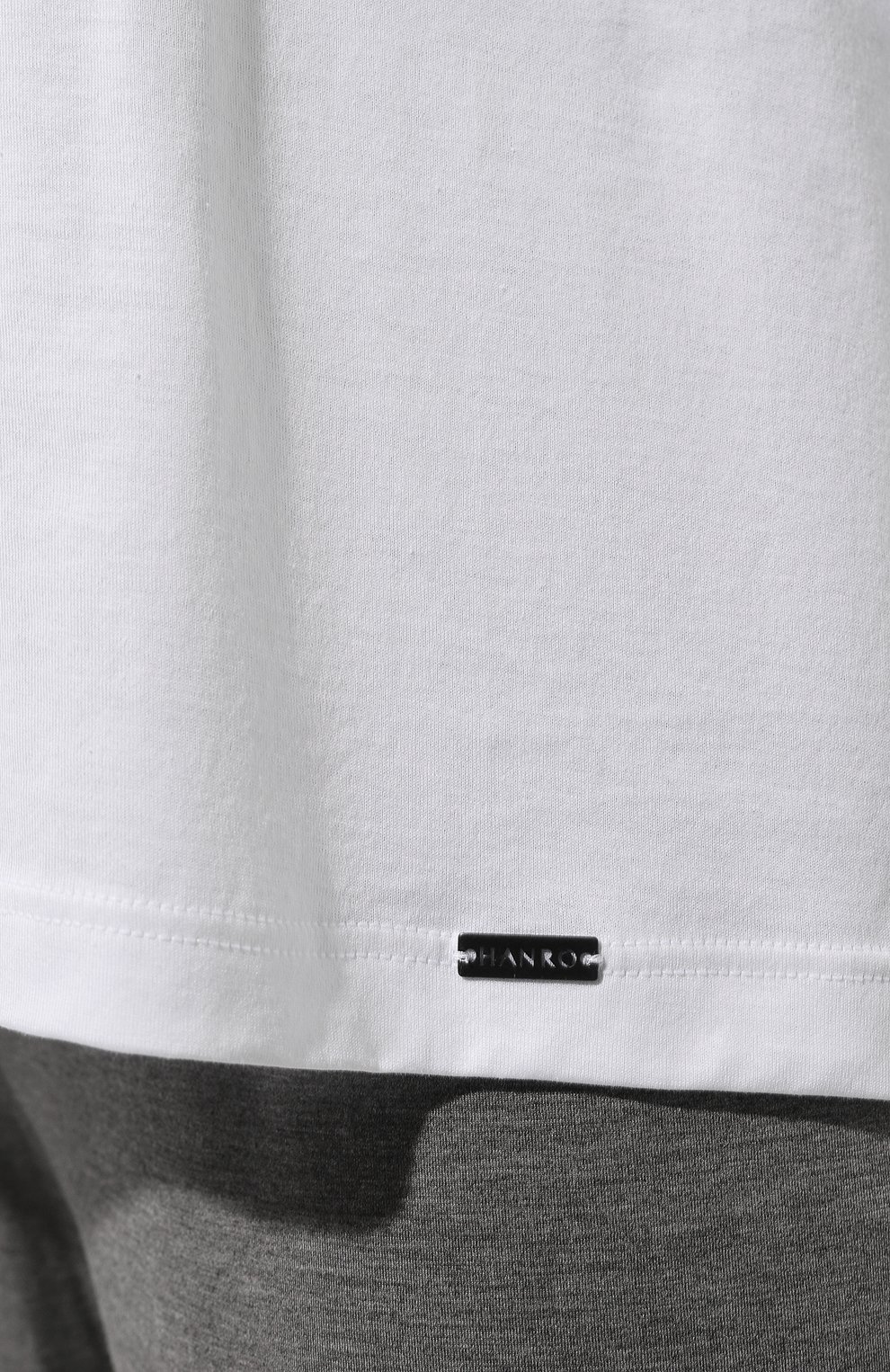 Хлопковая футболка HANRO белого цвета по цене 10530 руб., арт. 075430., фото 5 Хлопковая футболка HANRO, арт. 075430., фото 5