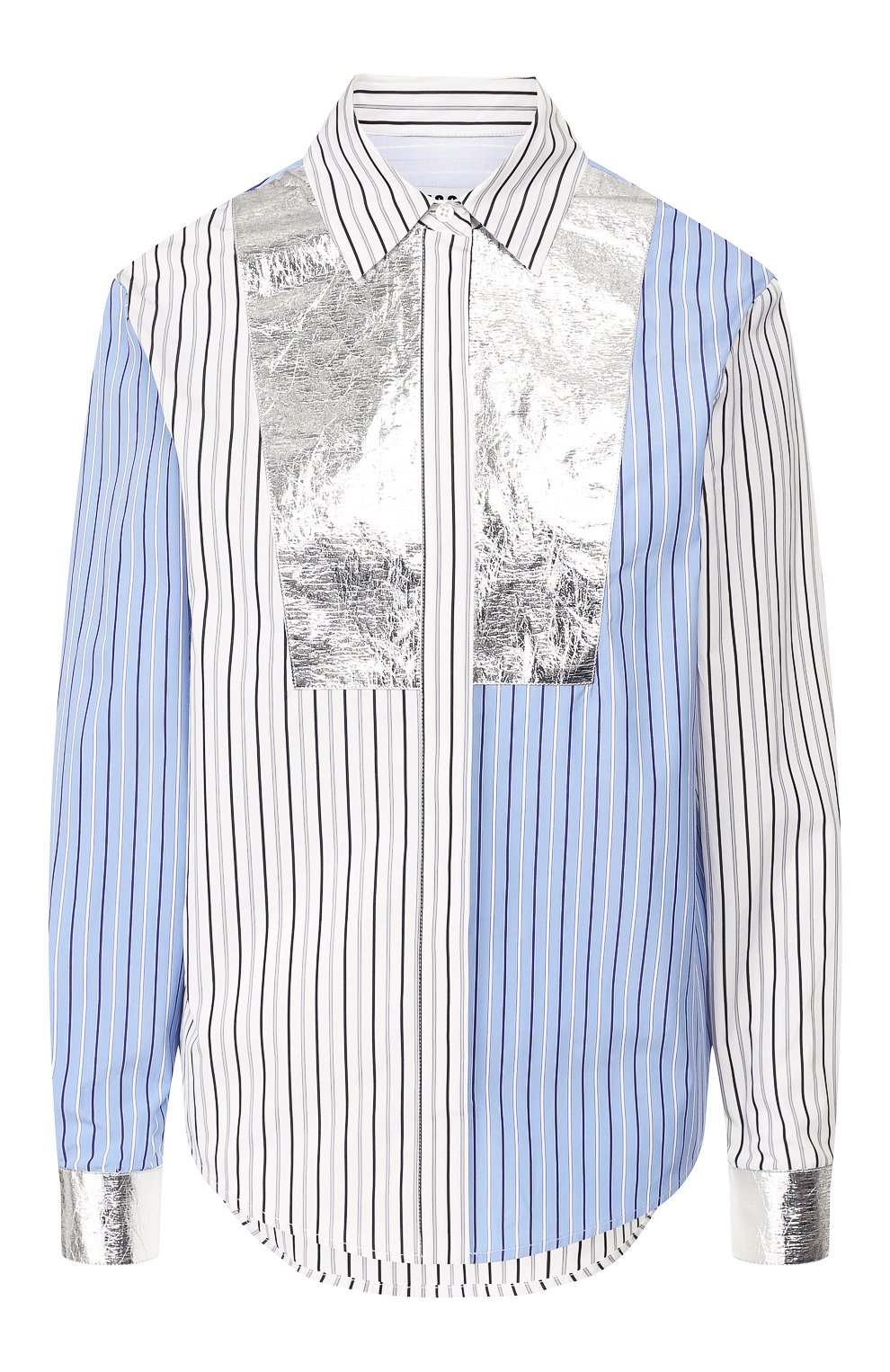 Хлопковая рубашка MSGM, арт. 2741MDE06Y 195619, фото 1