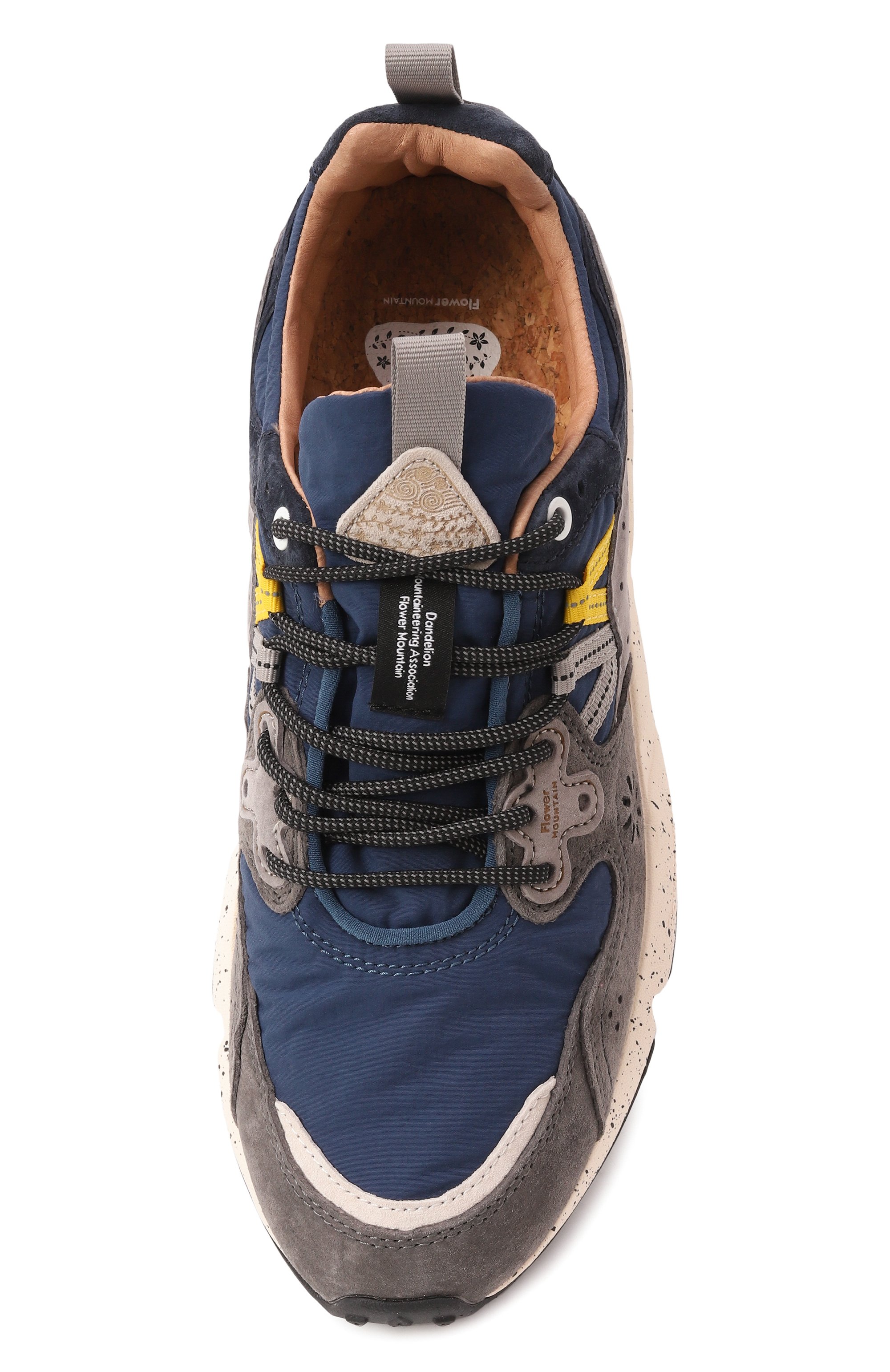 Комбинированные кроссовки yamano 3 FLOWER MOUNTAIN синего цвета по цене 28350 руб., арт. 2017816/01, фото 6 Комбинированные кроссовки yamano 3 FLOWER MOUNTAIN, арт. 2017816/01, фото 6