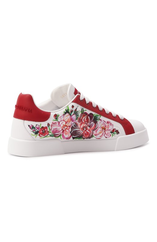 Кожаные кеды Portofino Dolce & Gabbana CK2330/AD773 Белый  CK2330/AD773 Фото 5