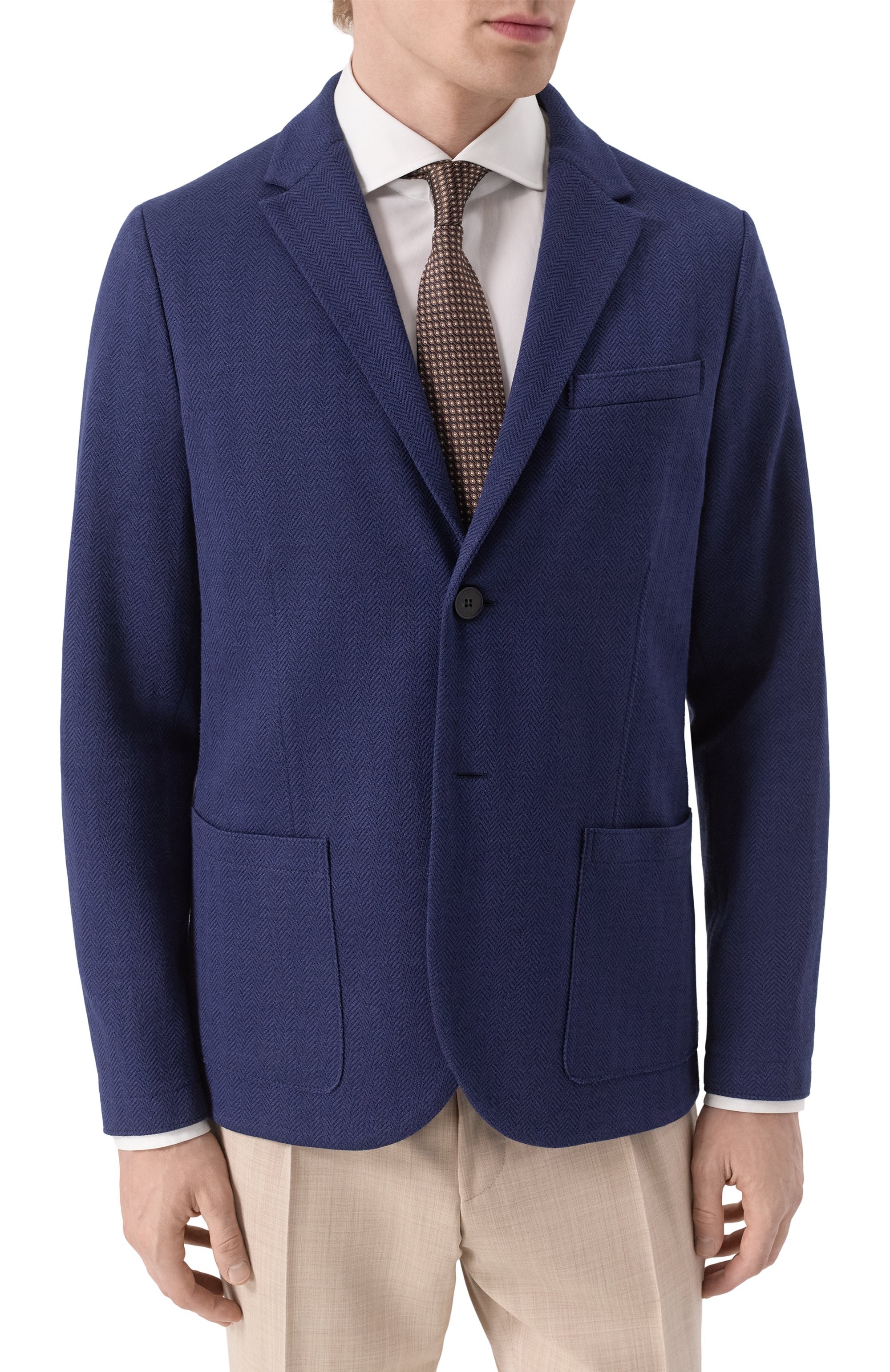 Пиджак из шерсти и шелка HARRIS WHARF LONDON, арт. C8P22PPN, фото 4