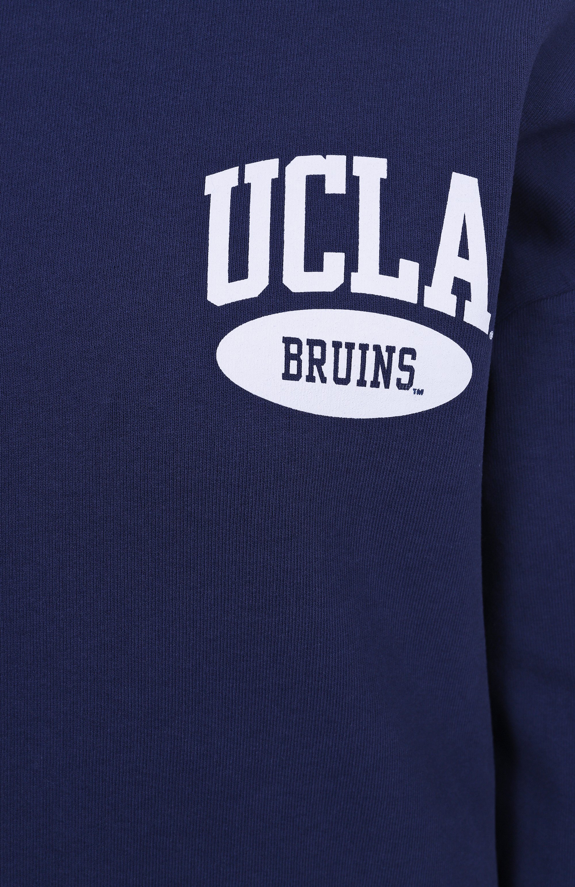 Хлопковый свитшот sporty & rich x ucla SPORTY AND RICH синего цвета по цене 25400 руб., арт. ST071615670BL106, фото 6 Хлопковый свитшот sporty & rich x ucla SPORTY AND RICH, арт. ST071615670BL106, фото 6