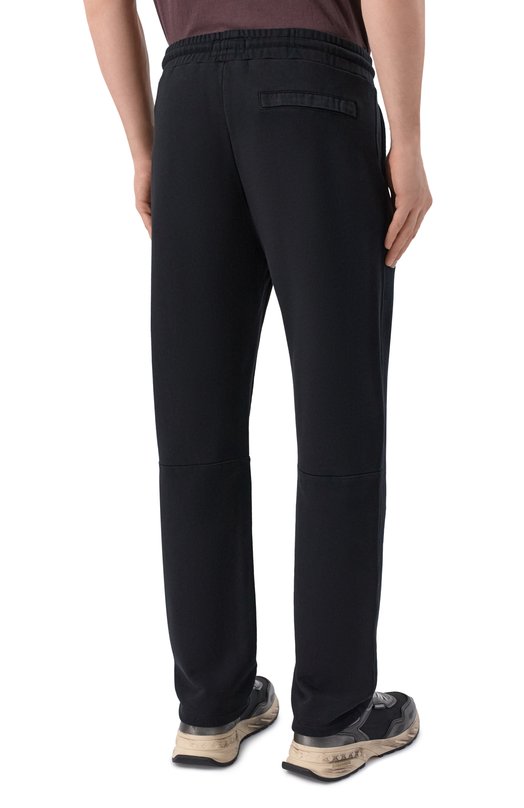 Хлопковые брюки MC2 Saint Barth TBS0001-00208L/T0BIAS Чёрный  TBS0001-00208L/T0BIAS Фото 4