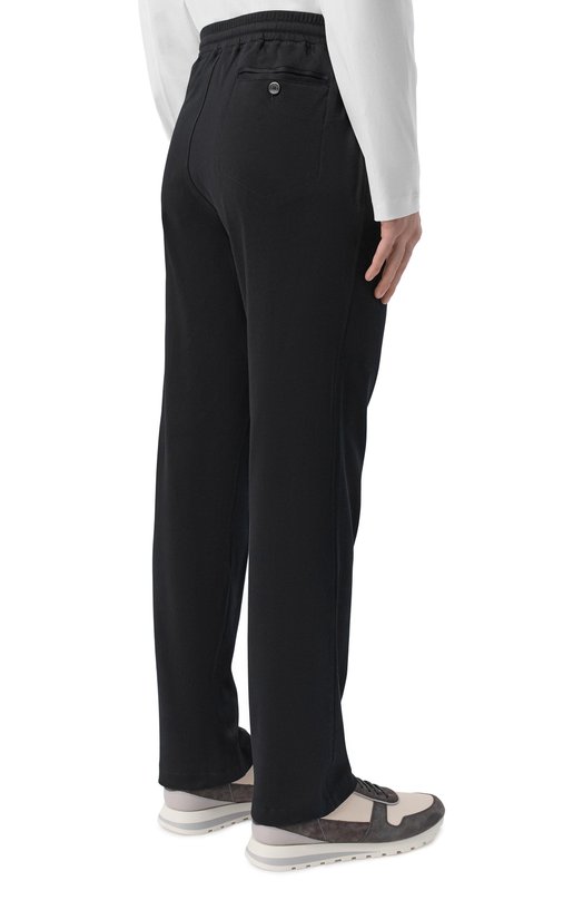 Хлопковые брюки Capobianco 20M708.BI00._001 Чёрный  20M708.BI00._001 Фото 4