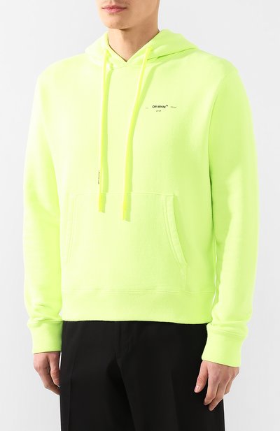 Хлопковое худи OFF-WHITE, арт. 0MBB034R20D250176210, фото 3
