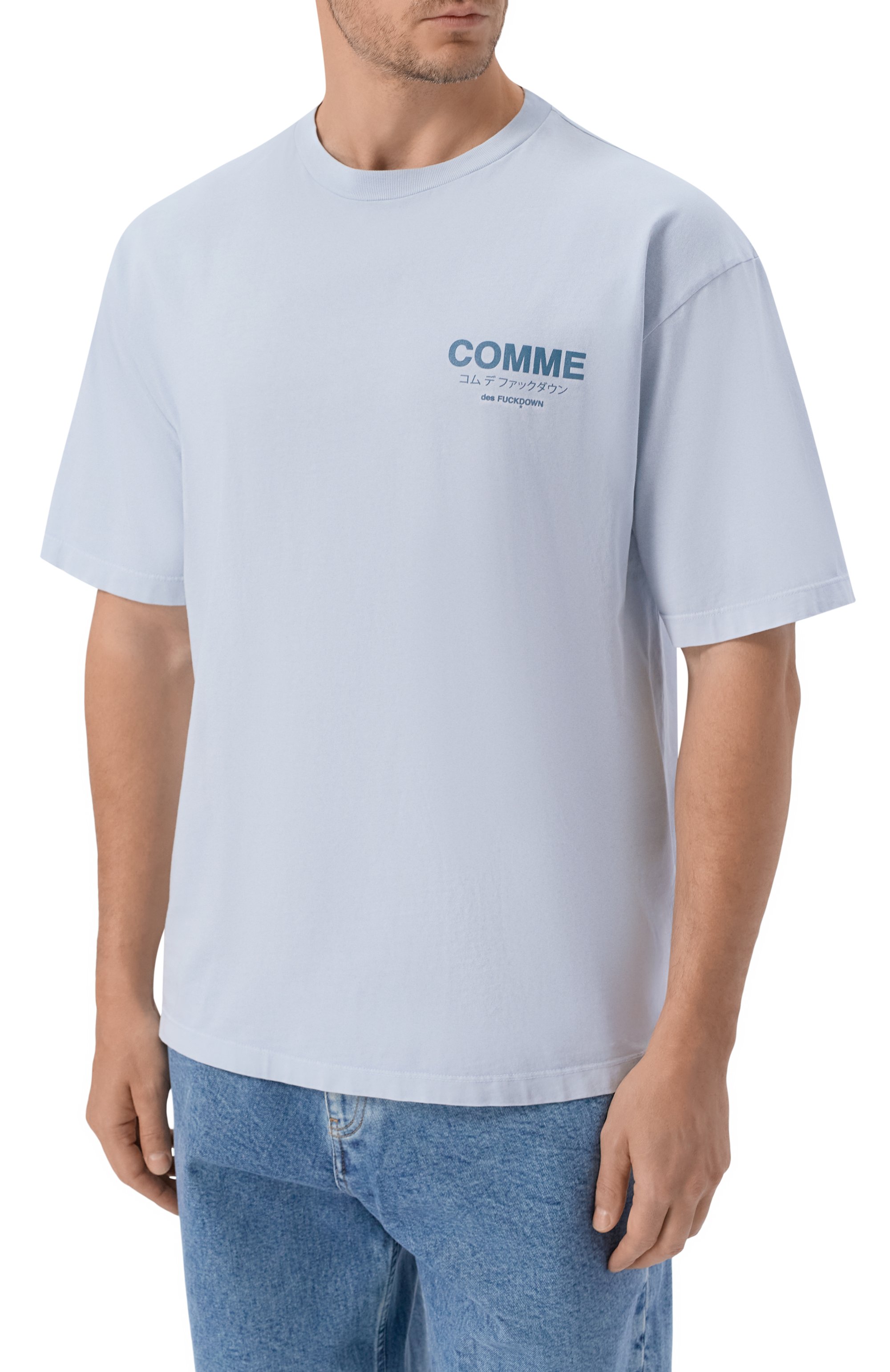 Хлопковая футболка COMME DES FUCKDOWN, арт. CFABM01921, фото 3
