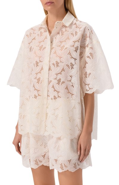 Хлопковая рубашка VIKA GAZINSKAYA, арт. SS26-12247, фото 3