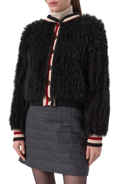 Кашемировый кардиган с отделкой из козы BRUNELLO CUCINELLI, арт. M12W06706, фото 3