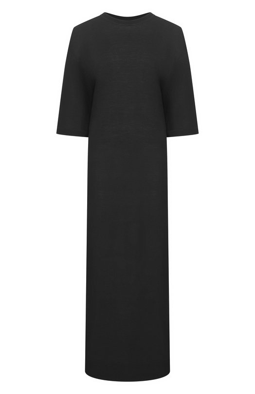 Шерстяное платье TOTEME 261-WRD0309-YA0226 Чёрный 261-WRD0309-YA0226