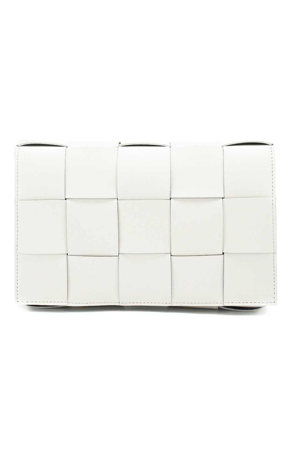 Сумка cassette BOTTEGA VENETA белого цвета по цене 160500 руб., арт. 578004/VMAY3, фото 1 Сумка cassette BOTTEGA VENETA, арт. 578004/VMAY3, фото 1