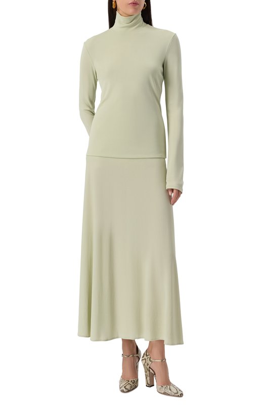 Водолазка из вискозы Jil Sander J04NH0001/J65016 Зелёный  J04NH0001/J65016 Фото 2