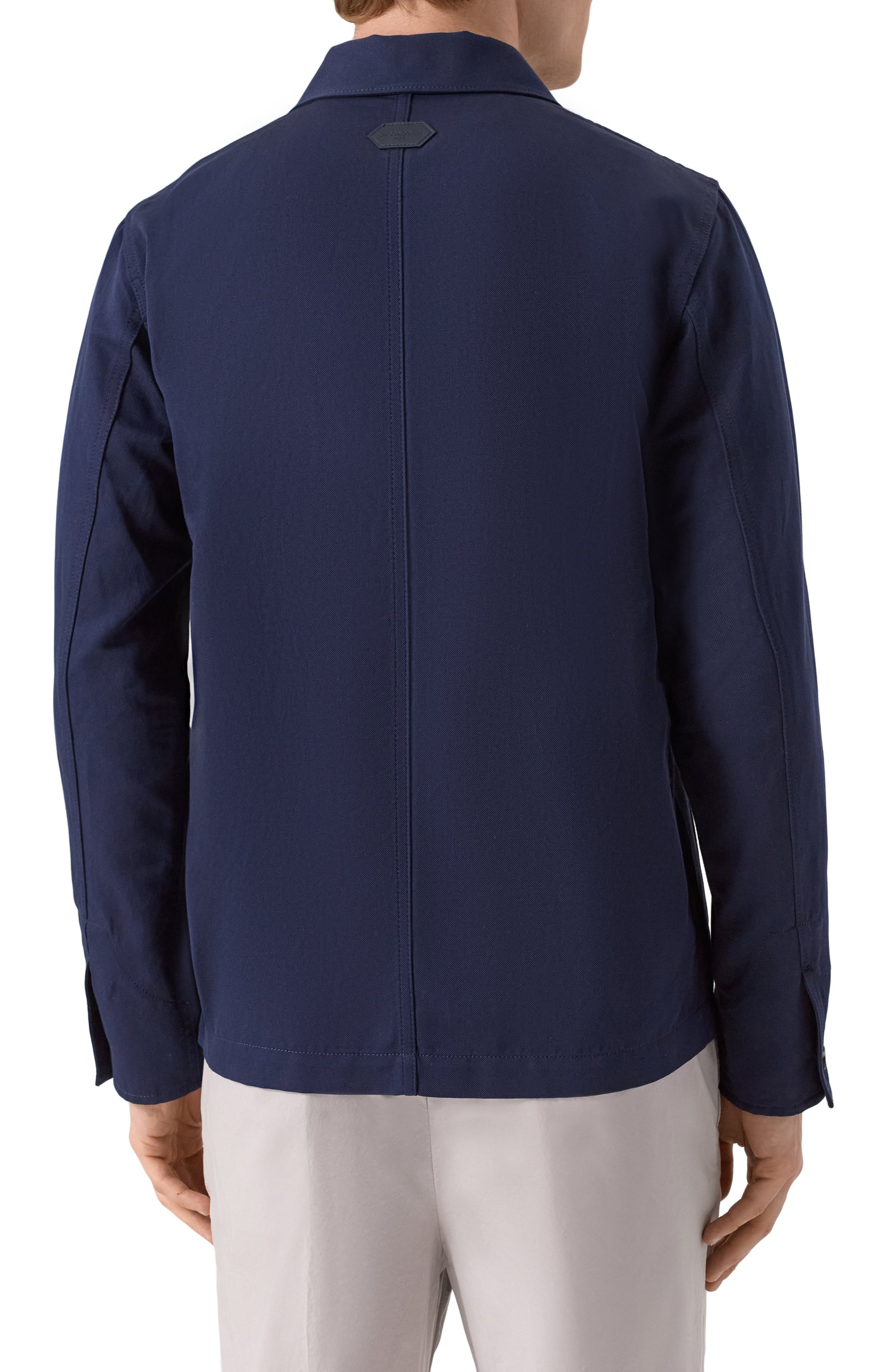 Куртка-рубашка из хлопка и льна JACOB COHEN, арт. 25E P/JUM_E0022 080 T747A RW, фото 4