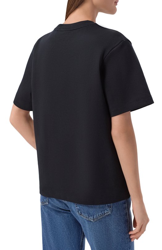 Хлопковая футболка BOSS 50563277 Чёрный  50563277 Фото 4