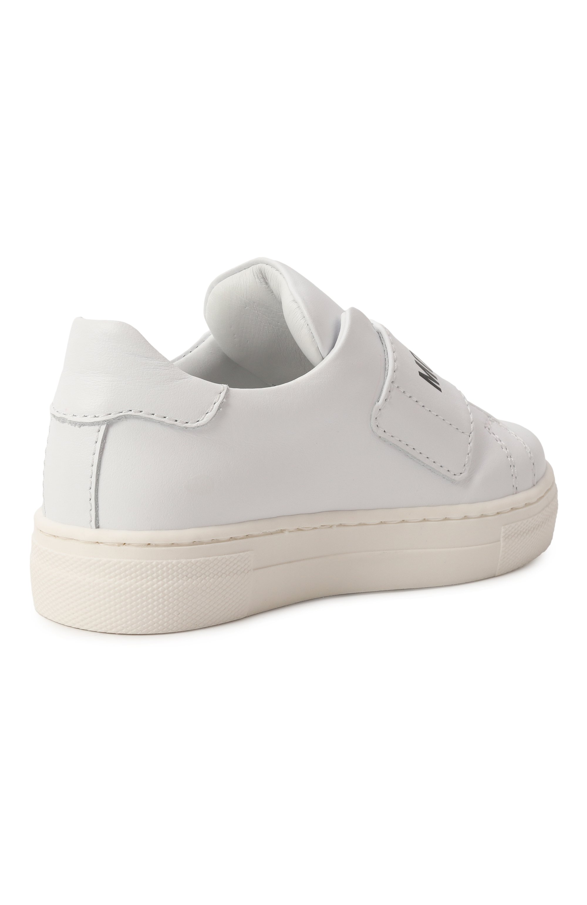 Кожаные кеды MOSCHINO, арт. 80587/VAR1/24-27, фото 3