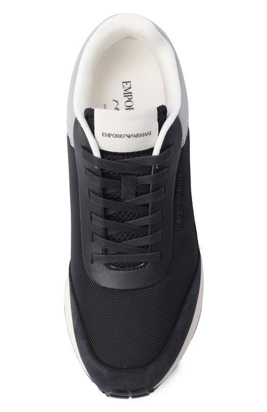 Комбинированные кроссовки Emporio Armani EM004839/AF24321 Синий  EM004839/AF24321 Фото 5