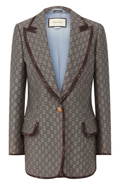 Женский жакет из смеси хлопка и шерсти GUCCI, арт. 544848/ZAAB2