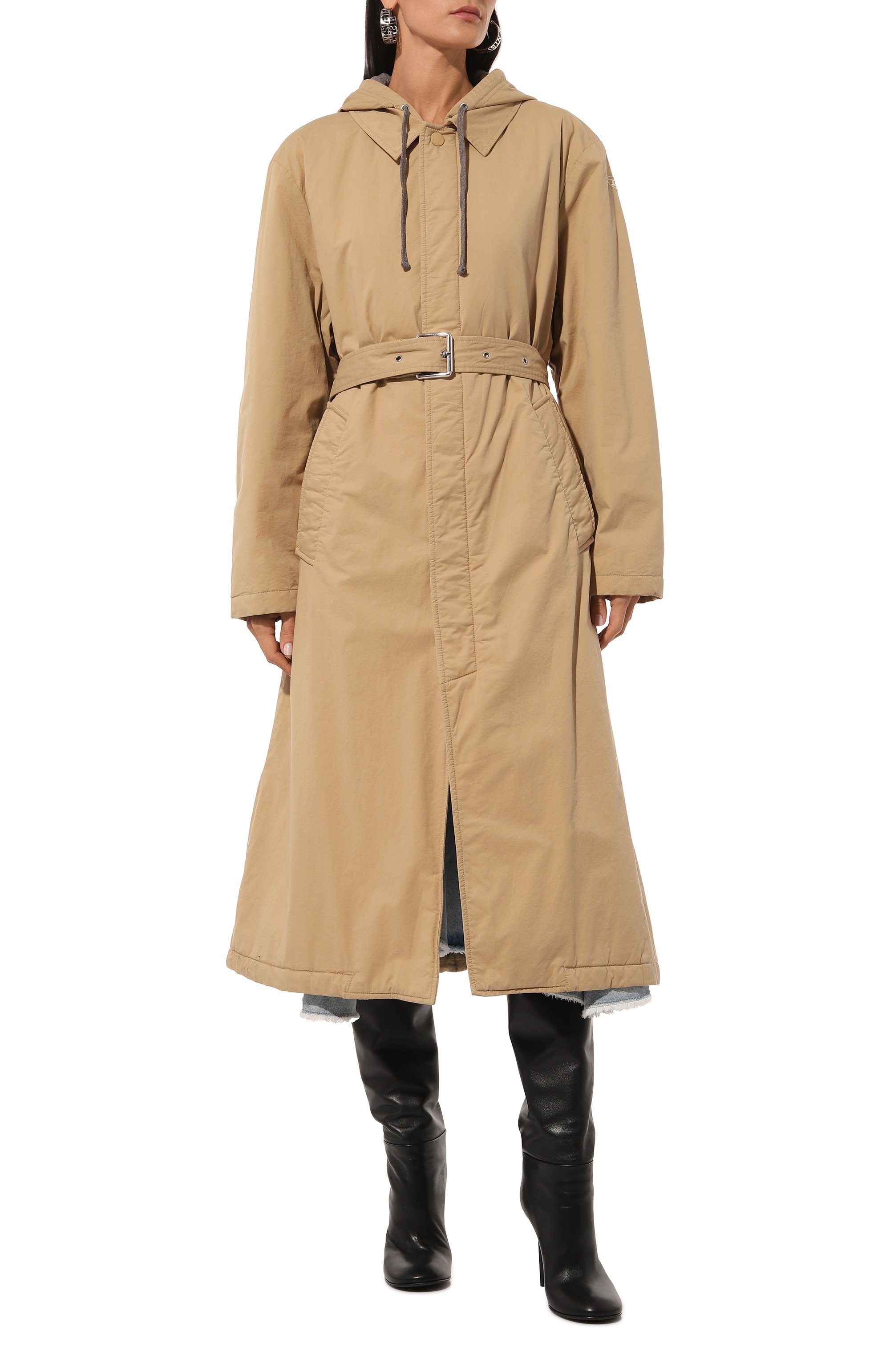 Хлопковый плащ DIESEL, арт. A14689/0CHBP, фото 3