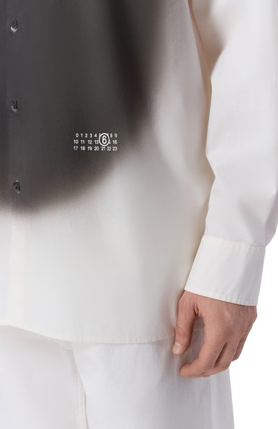 Хлопкова я рубашка MM6, арт. SH0DT0042/M35256, фото 5