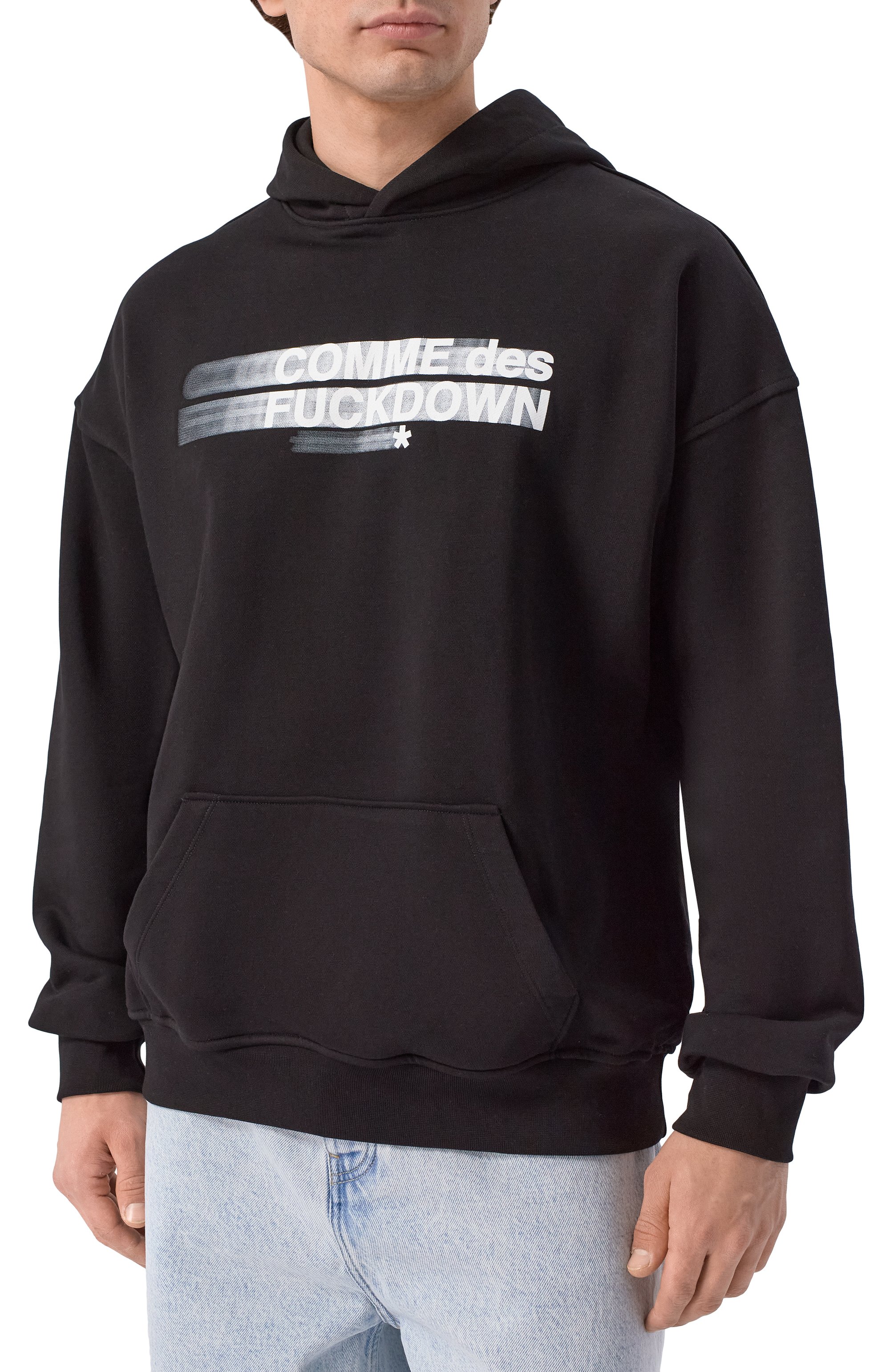 Хлопковое худи COMME DES FUCKDOWN, арт. CFABM02002, фото 3