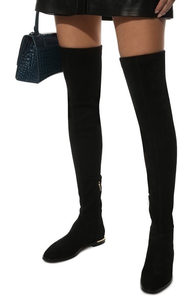 Замшевые ботфорты palina JIMMY CHOO, арт. PALINA FLAT/SSU, фото 3