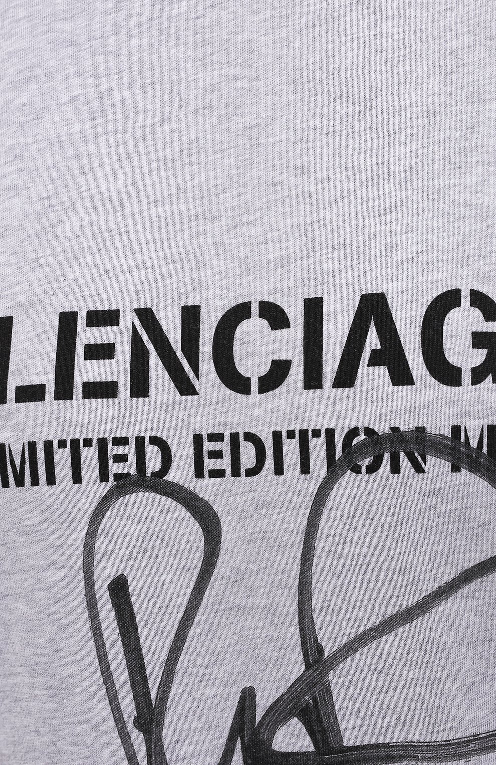 Хлопковая футболка BALENCIAGA, арт. 676589/TLV57, фото 5