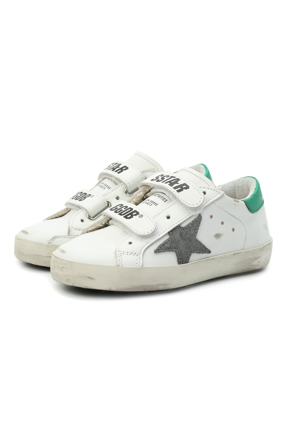 Кожаные кеды superstar GOLDEN GOOSE DELUXE BRAND, арт. GJF00111.F002822, фото 1