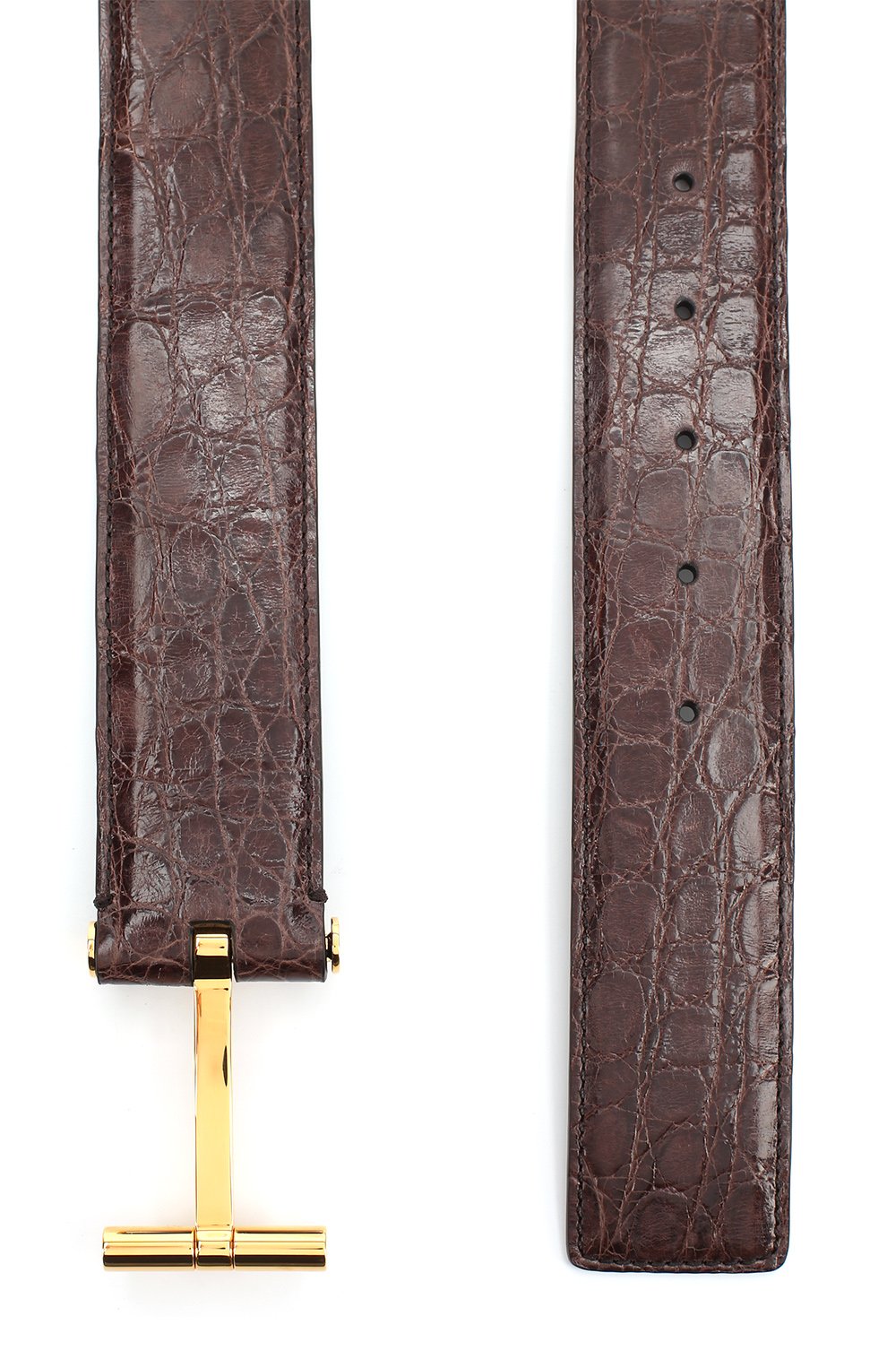 Кожаный ремень с металлической пряжкой TOM FORD, арт. TB154T-A19, фото 2