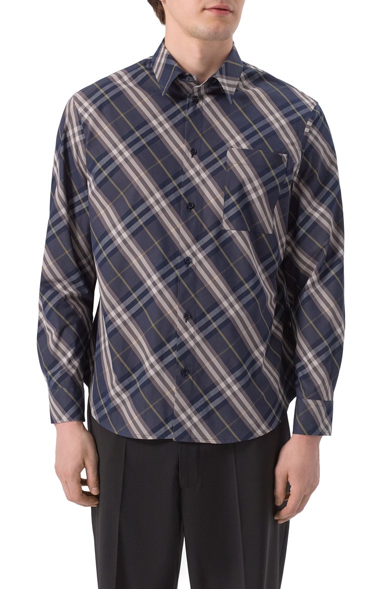 Хлопковая рубашка BURBERRY, арт. 8105201, фото 1