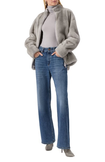 Шуба из норки MVST, арт. FTRBKZ-Y406V/F1165, фото 2