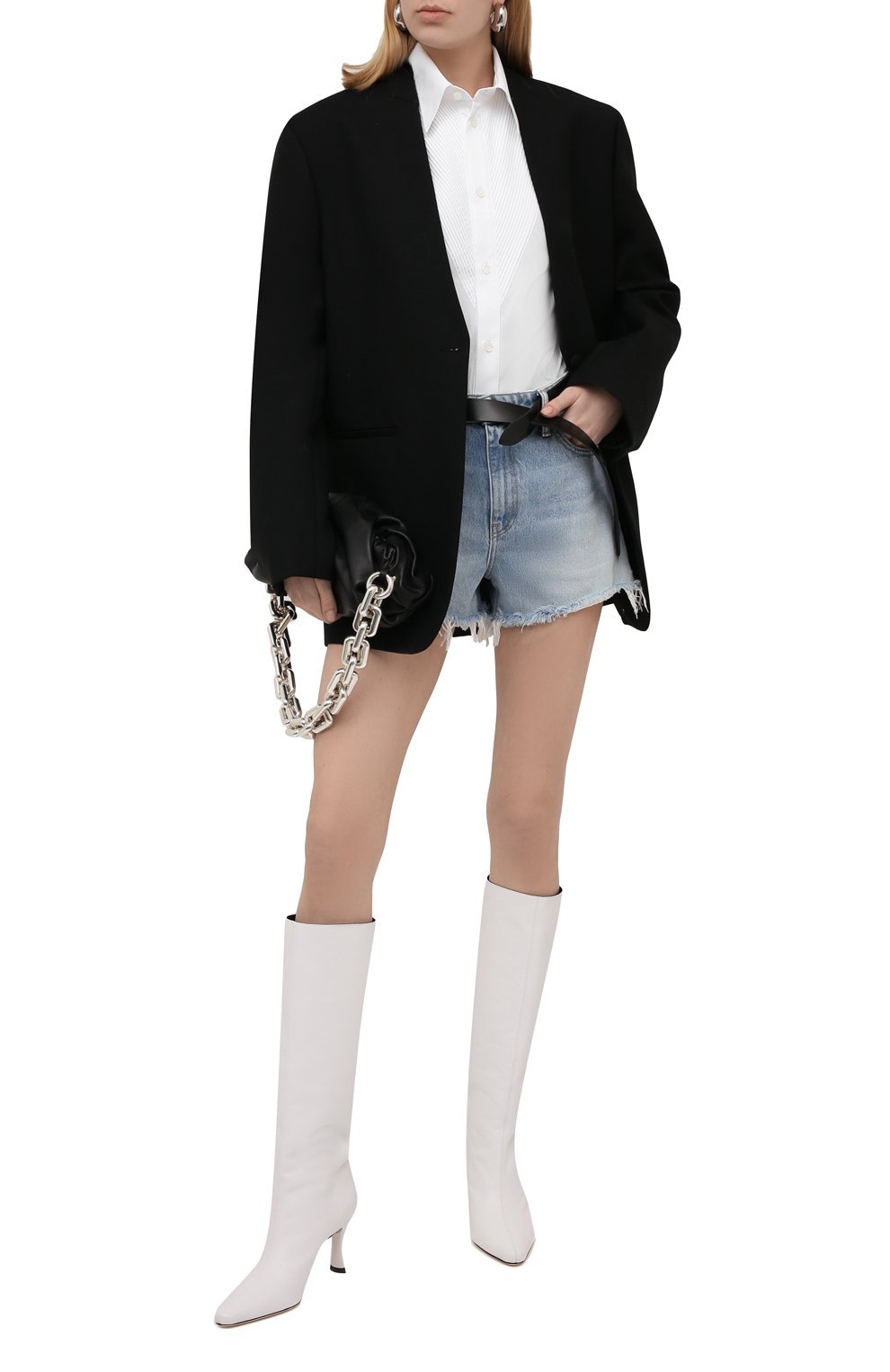 Джинсовые шорты ALEXANDER WANG, арт. 4D994037AD, фото 2