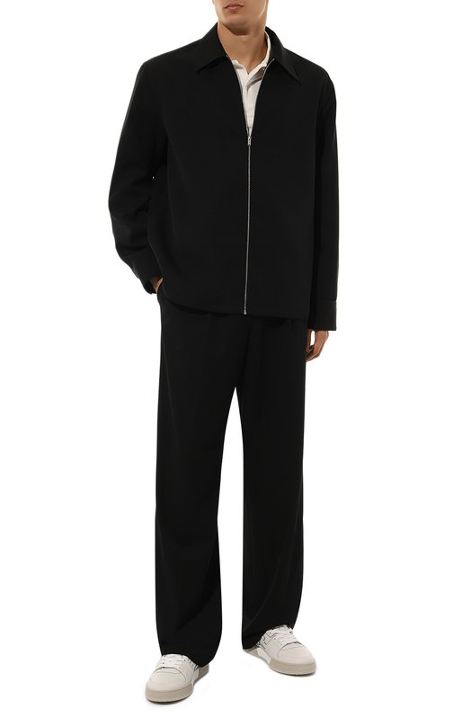 Кожаные кеды Fendi Match Fendi 7E1643 A0MN Белый  7E1643 A0MN Фото 2