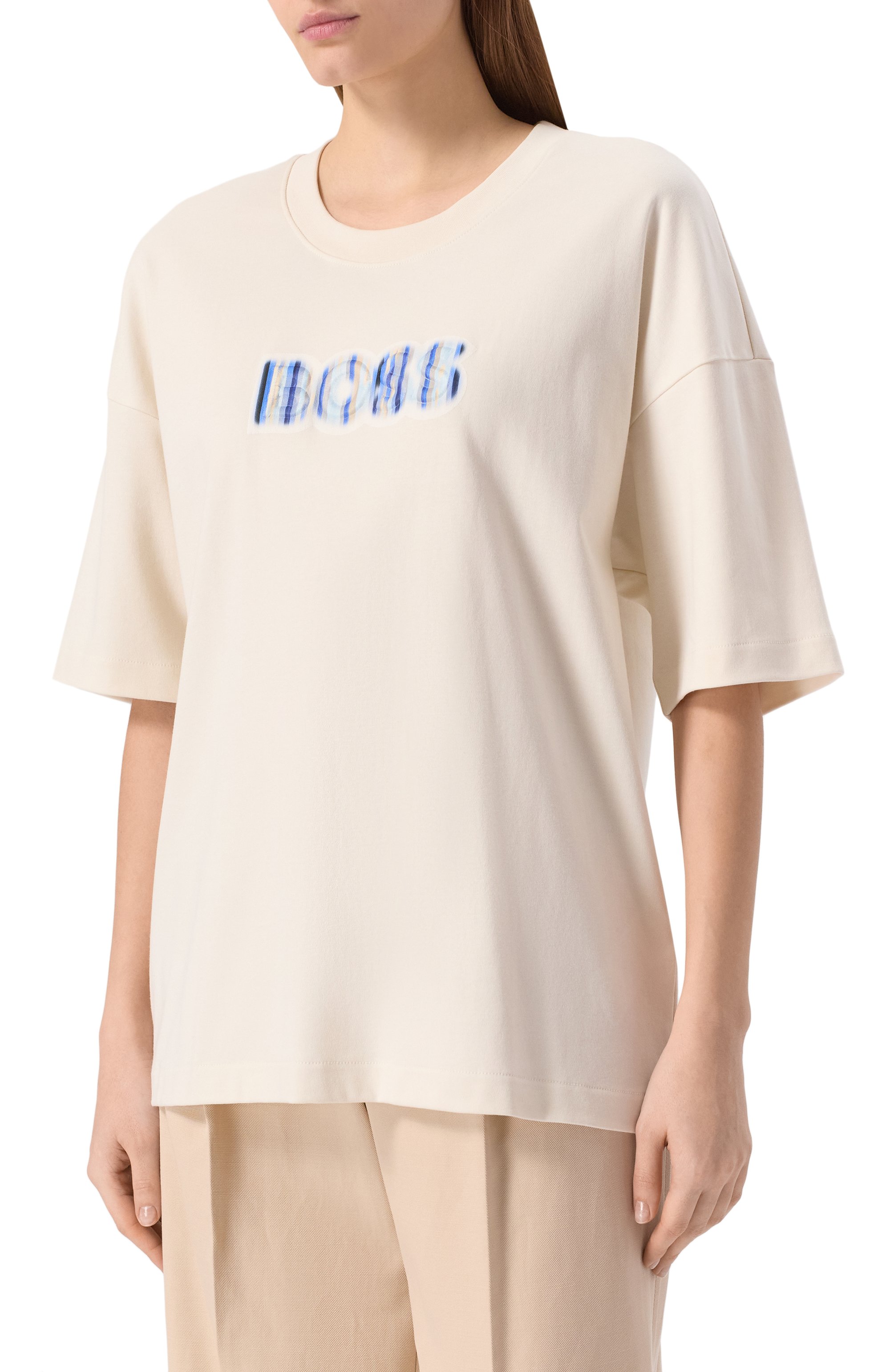 Хлопковая футболка BOSS, арт. 50532093, фото 3