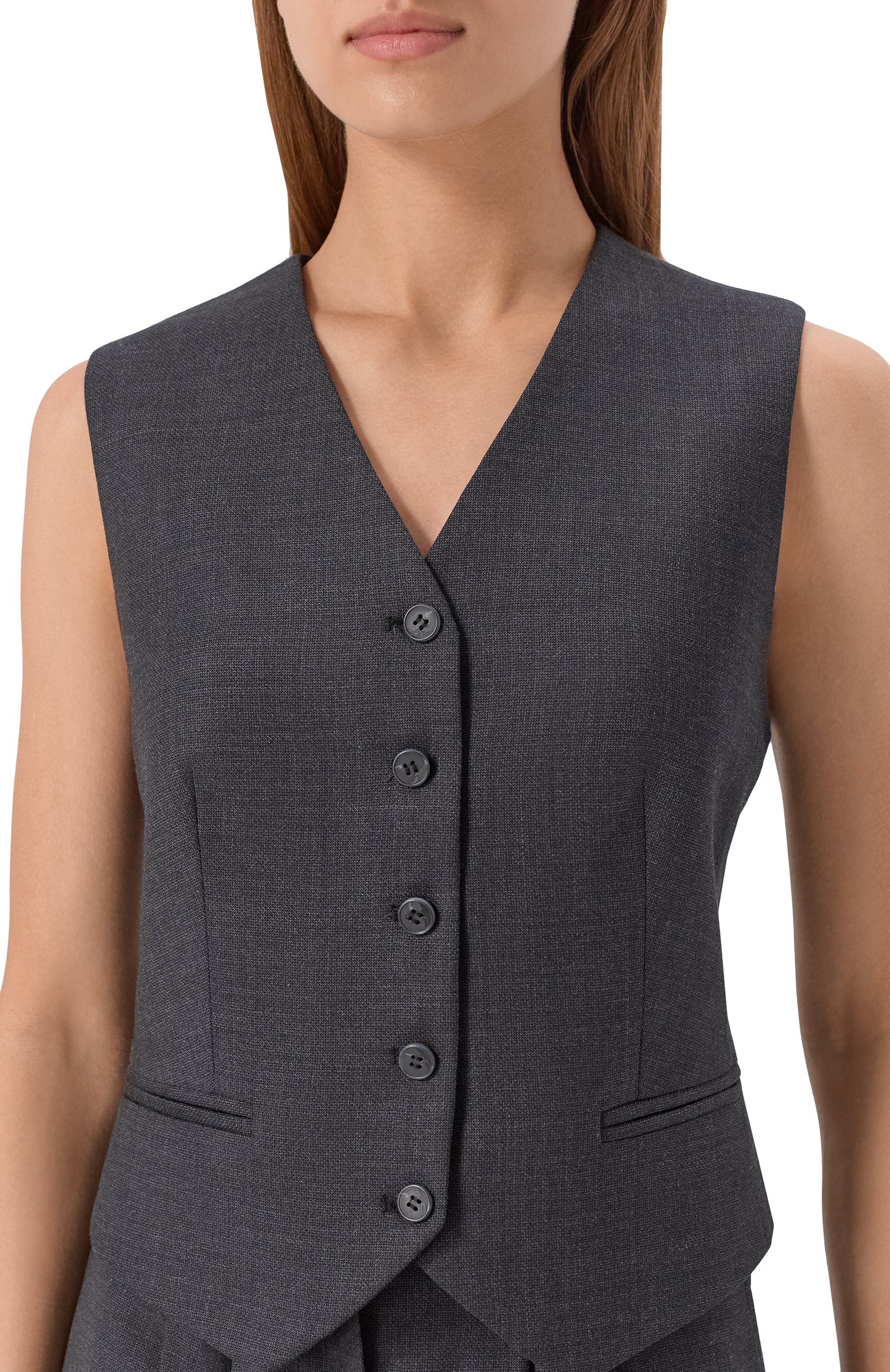 Шерстяной жилет ХОХЛОМА Х АЛЕНА АХМАДУЛЛИНА, арт. WTV2111, фото 5