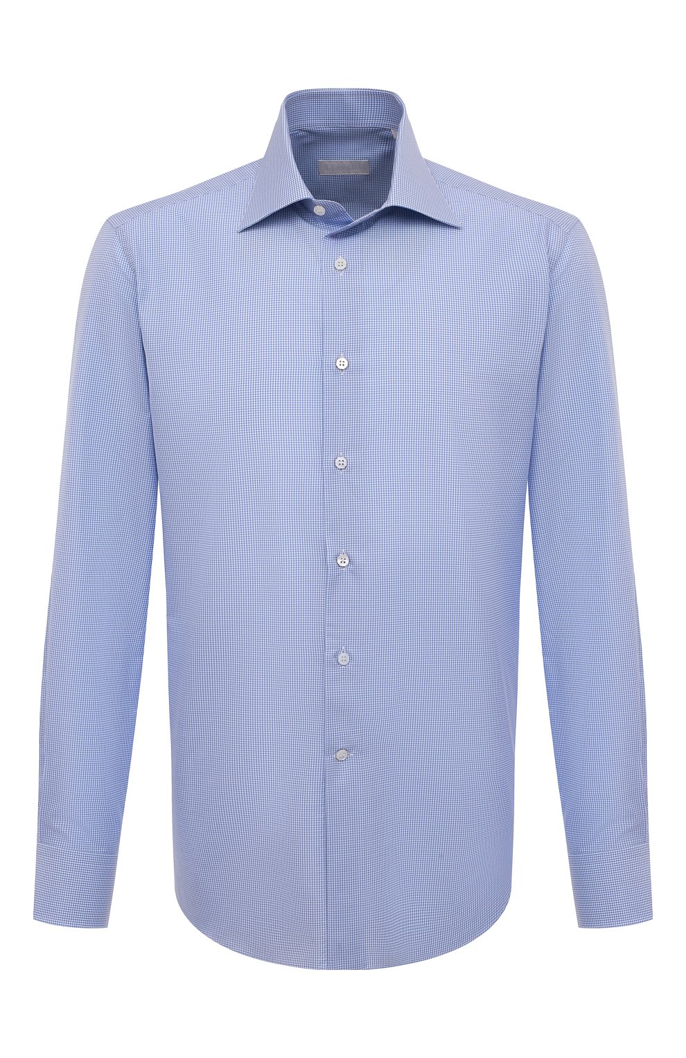 Хлопковая сорочка STEFANO RICCI голубого цвета по цене 89950 руб., арт. MC003678/L108, фото 1 Хлопковая сорочка STEFANO RICCI, арт. MC003678/L108, фото 1