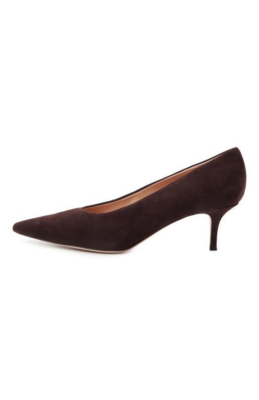 Замшевые туфли Robbie 55 Gianvito Rossi G22273.55RIC.CAMM0KA Коричневый  G22273.55RIC.CAMM0KA Фото 4