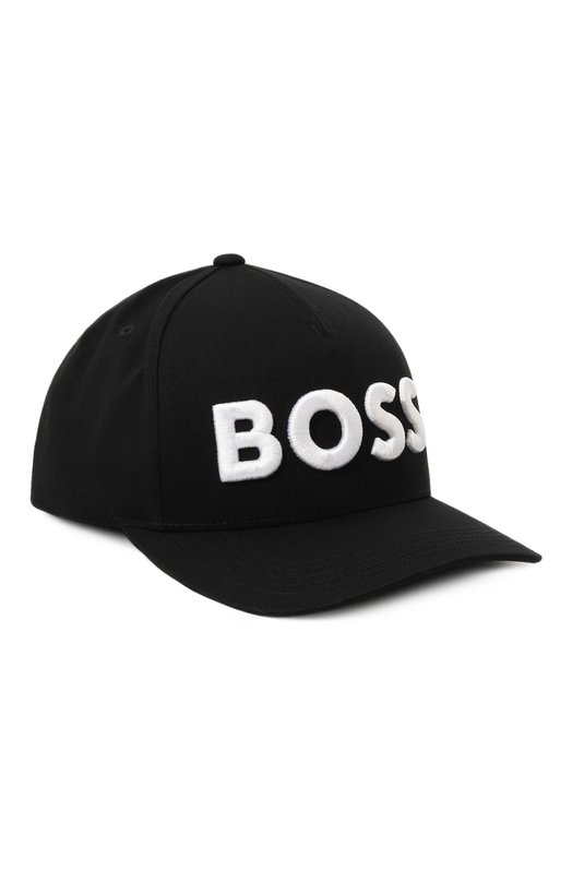 Хлопковая бейсболка BOSS 50495132 Чёрный 50495132