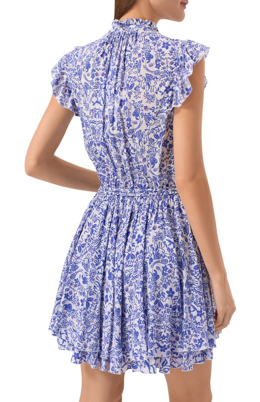 Платье из вискозы Poupette St Barth WL5R26NVPTWU Синий  WL5R26NVPTWU Фото 3