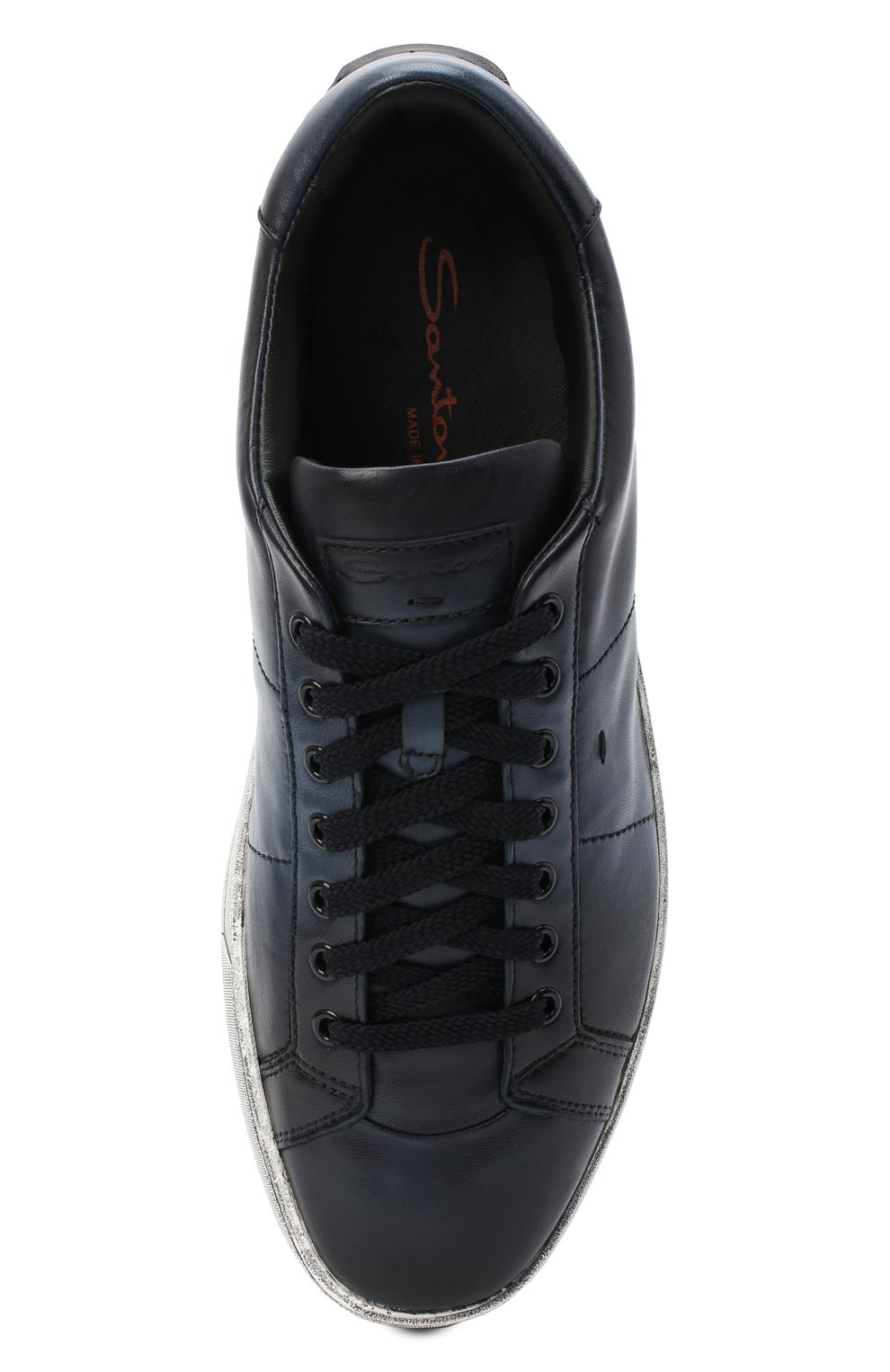 Кожаные кеды SANTONI, арт. MBGL20850SP0RG00U60, фото 5