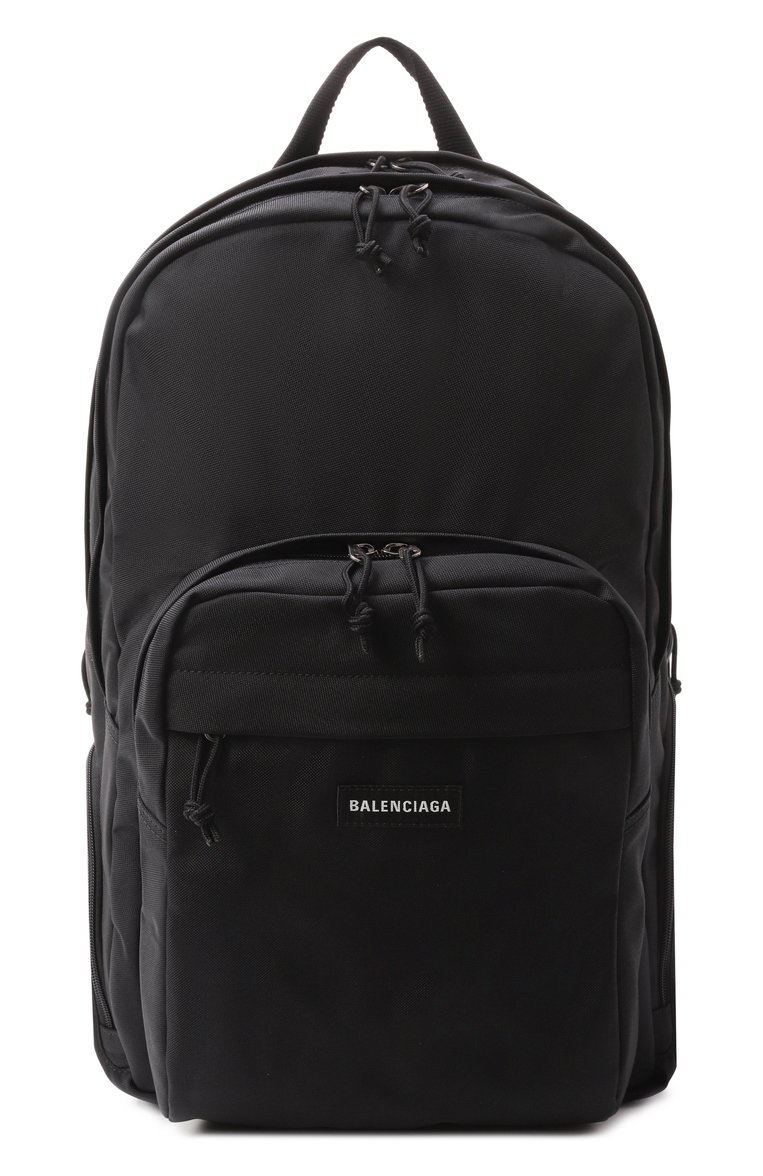 Мужской рюкзак explorer BALENCIAGA черного цвета, арт. 827476/2ABPK | Фото 1 (Сумки-технические: Рюкзаки - большие; Размер: large; Материал: Текстиль; Ремень/цепочка: На ремешке; Автоматизация состава: Проставлено; Автоматизация ТО: Проставлено; Стили: Кэжуэл)