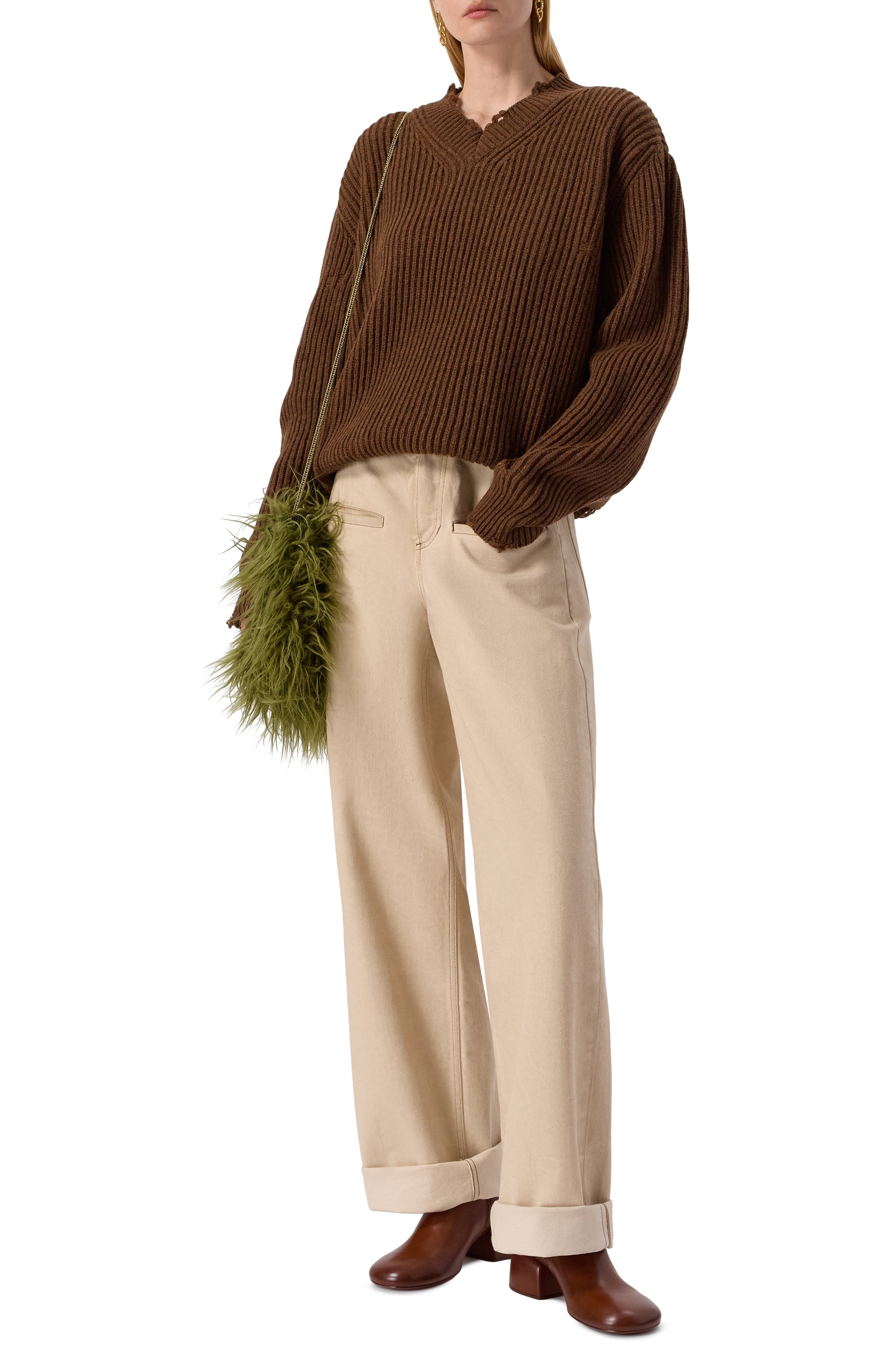 Шерстяной свитер MM6, арт. S52HN0011/M13138, фото 2