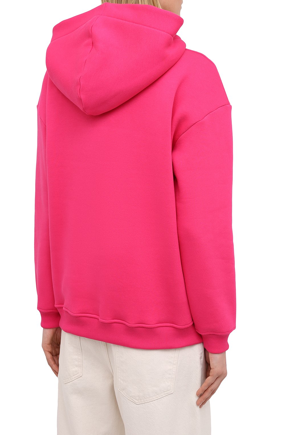 Хлопковое худи SEVEN LAB фуксия цвета по цене 11550 руб., арт. HW20-MNC-G01 fuchsia, фото 4 Хлопковое худи SEVEN LAB, арт. HW20-MNC-G01 fuchsia, фото 4