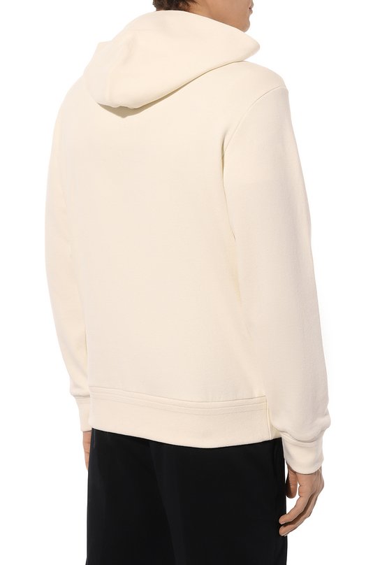 Худи из хлопка и кашемира Zegna UC520A6/C852 Белый  UC520A6/C852 Фото 4
