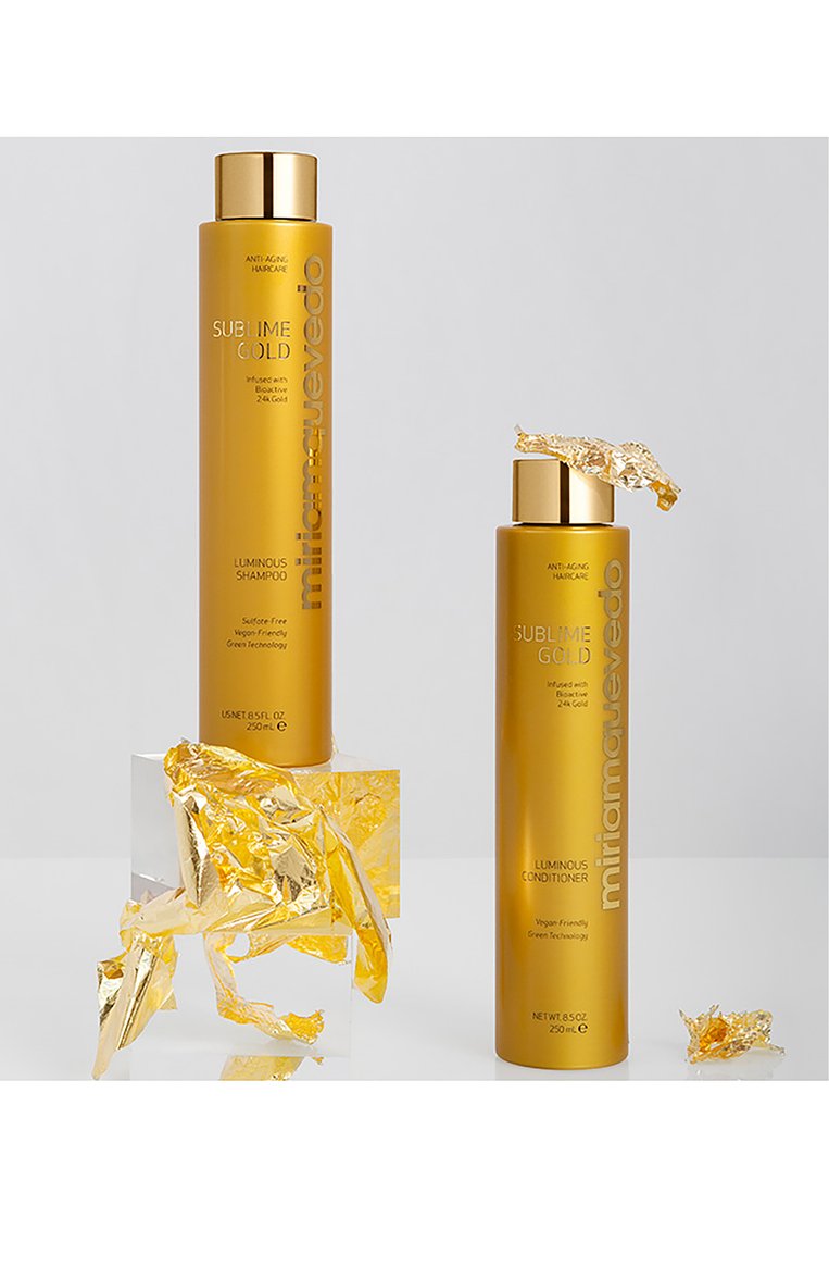 Золотой шампунь для сияния волос sublime gold (250ml) MIRIAMQUEVEDO, арт. 978, фото 1