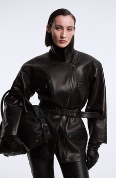 Женские кожаные перчатки VALENTINO черного цвета, арт. 5W0GDA29/RBY | Фото 3 (Нос: Не проставлено; Материал: Натуральная кожа; Материал сплава: Проставлено)